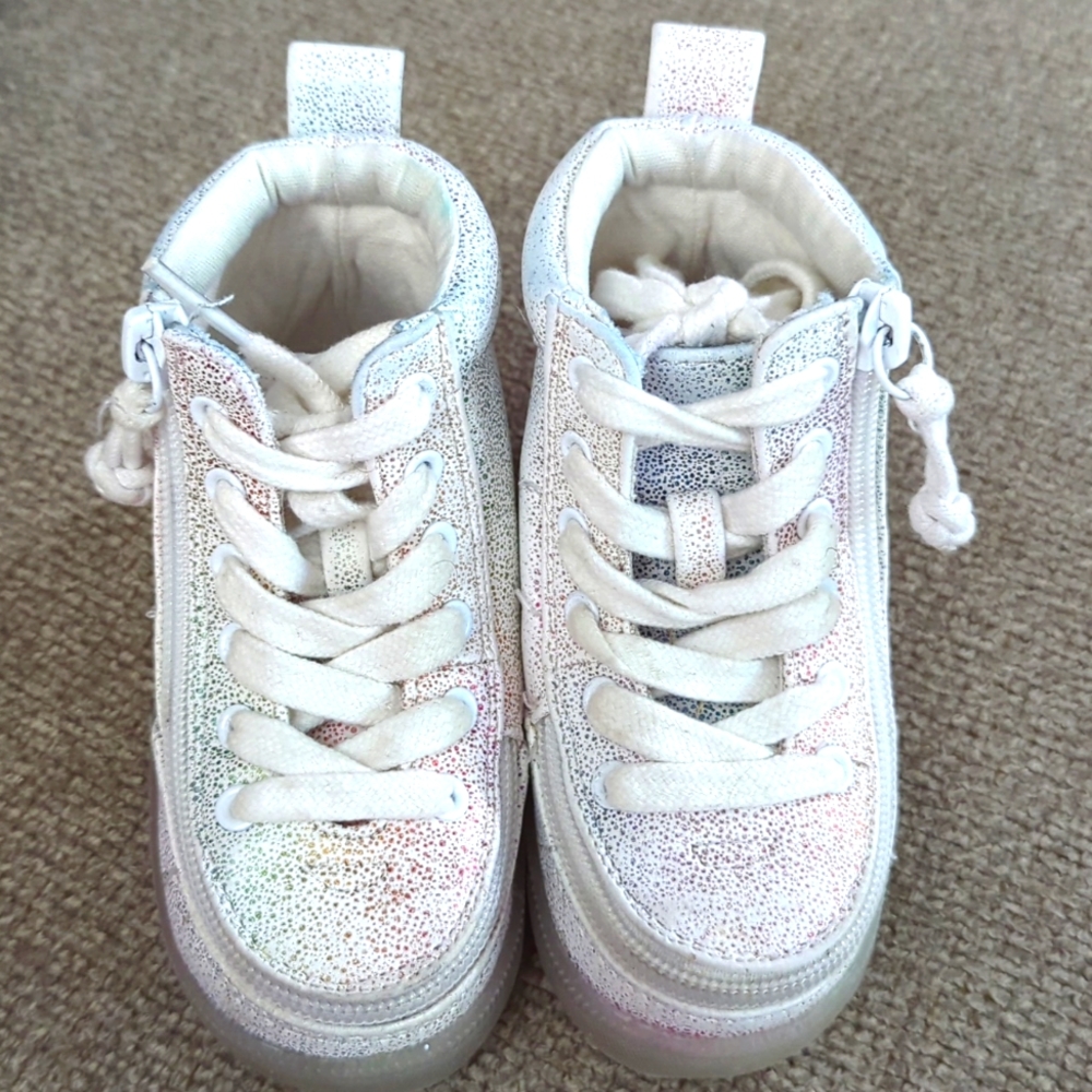 Toddler Billy Classic Lace High Zip up boots.- Size 4M